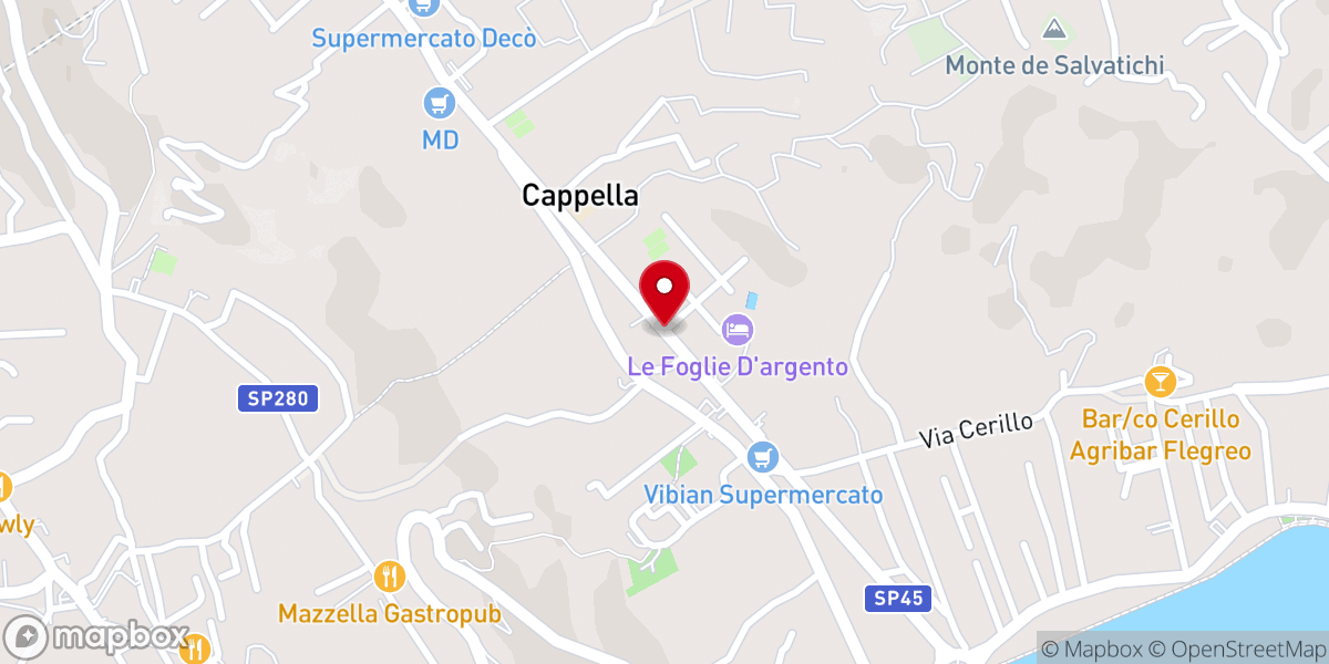 Map showing location of Cappella