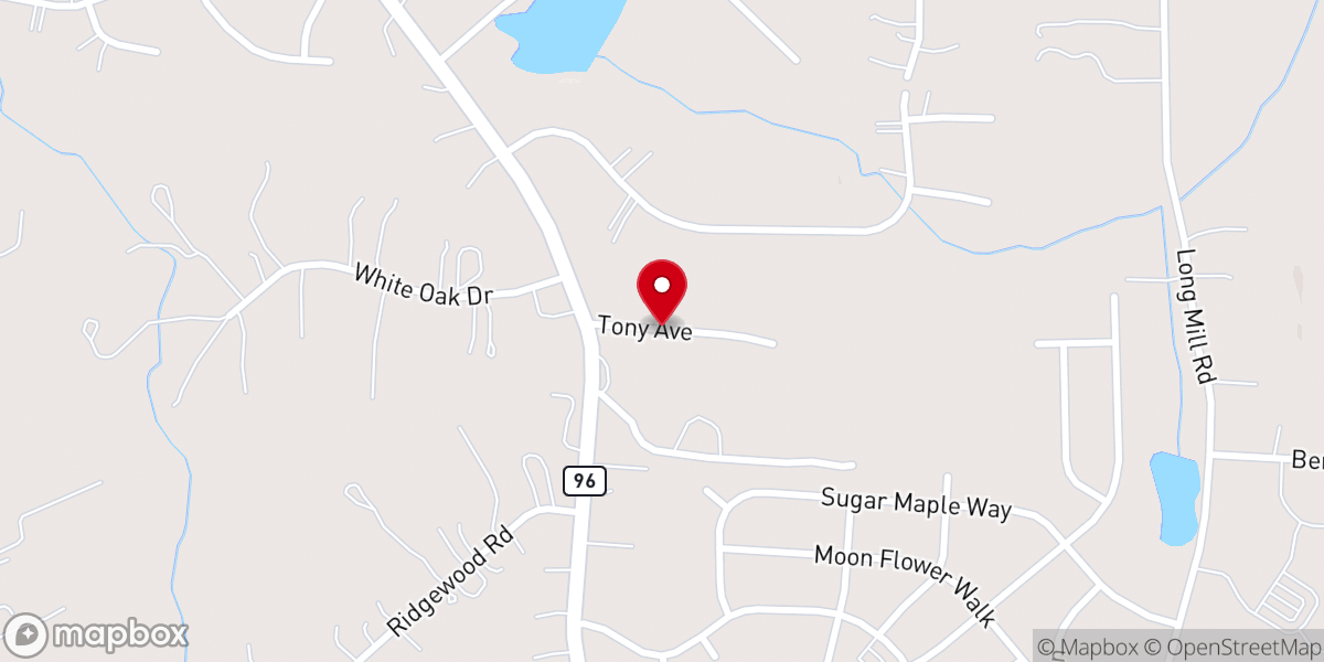 Map showing location of Living Hope Community Church