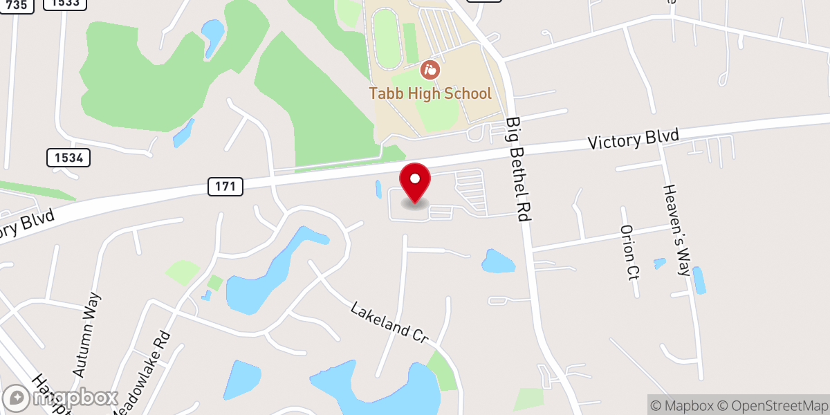 Map showing location of Peninsula Community Chapel