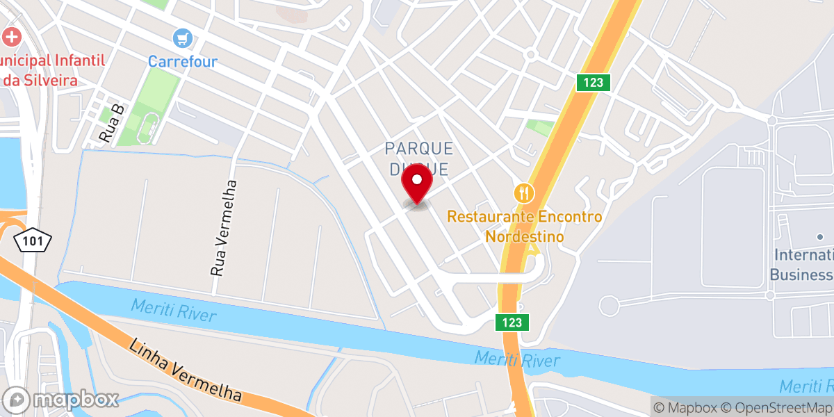 Map showing location of igrejaunited | caxias