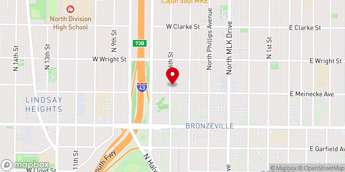 Map showing location of Ephesians Missionary Baptist Church