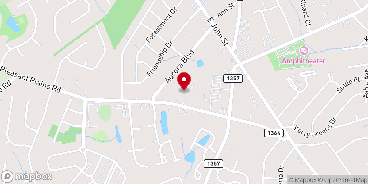 Map showing location of Grace Spring Church