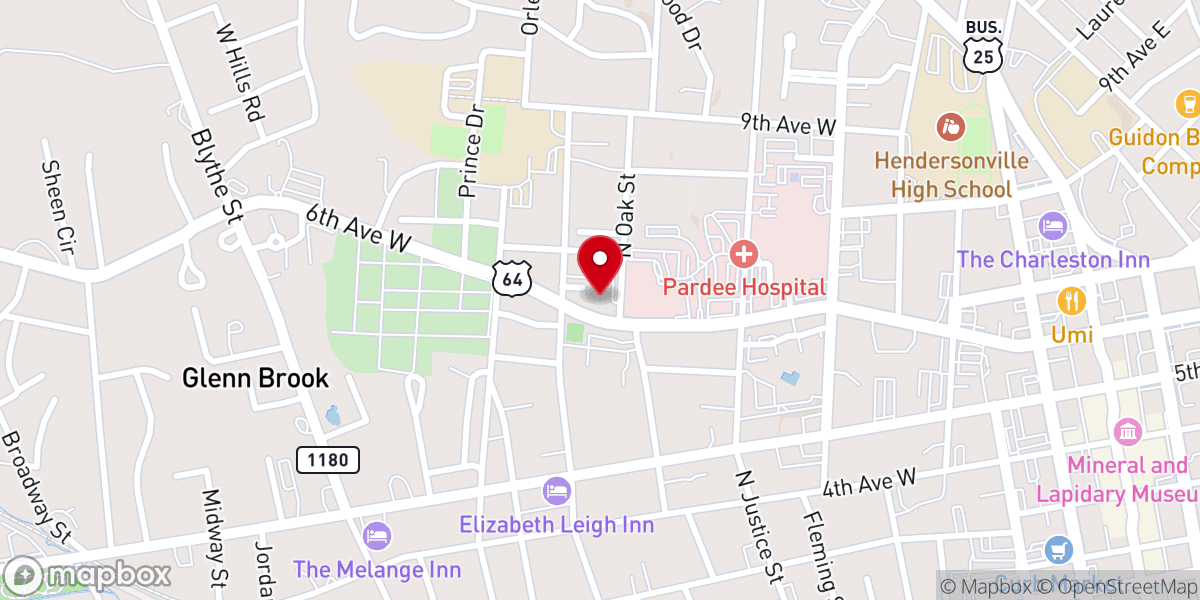 Map showing location of St. Paul's Tabernacle A.M.E. Zion Church