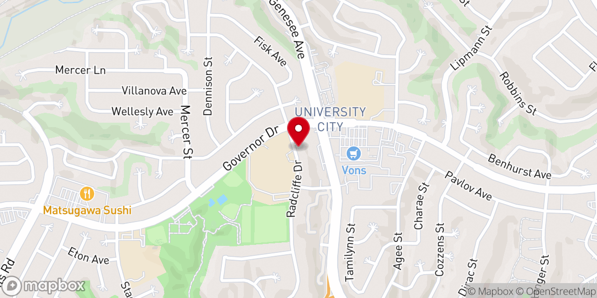 Map showing location of All Saints Lutheran Church