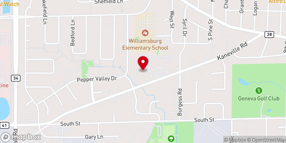 Map showing location of Saint Peter Community - Food Pantry