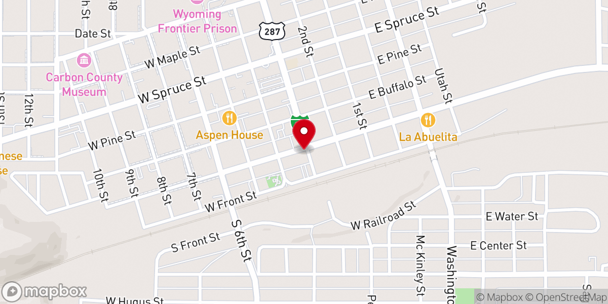 Map showing location of France Memorial United Presbyterian Church