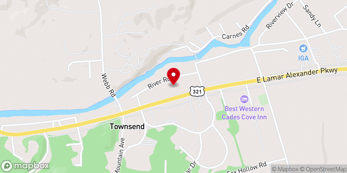 Map showing location of Little River Railroad/Lumber Museum