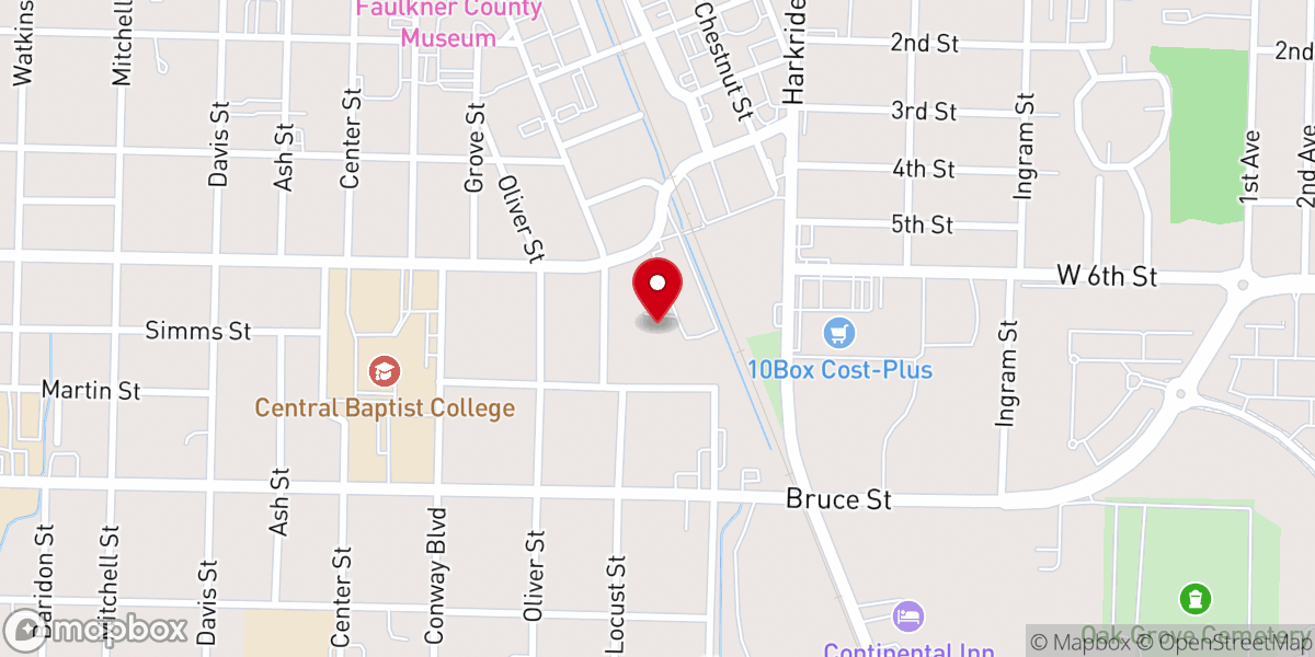 Map showing location of St Joseph Flea Market