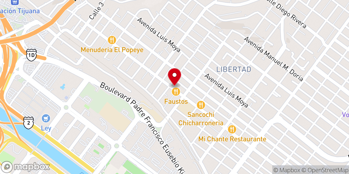 Map showing location of Iglesia Bautista Reformada Nuevo Pacto -Tijuana-
