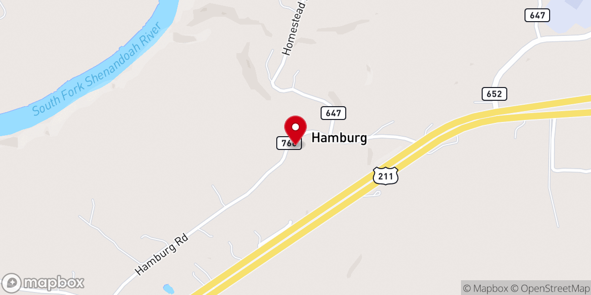 Map showing location of Father's Heart