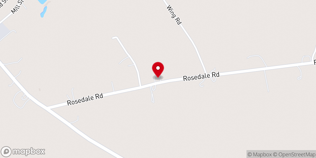 Map showing location of Oak Grove Church