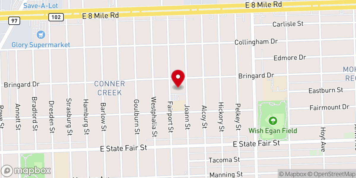Map showing location of St Raymond's Parish