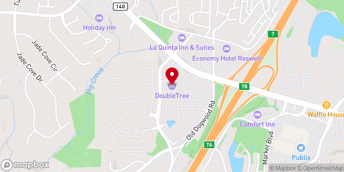 Map showing location of Spirit of God Christian Church