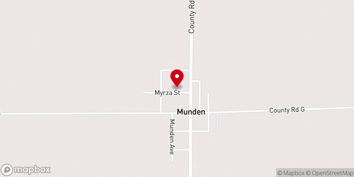 Map showing location of Saint George Catholic Church