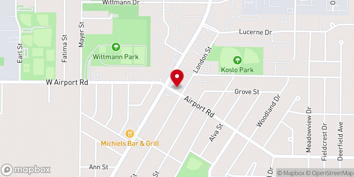 Map showing location of APPLETON PENTECOSTAL ASSEMBLY CHURCH