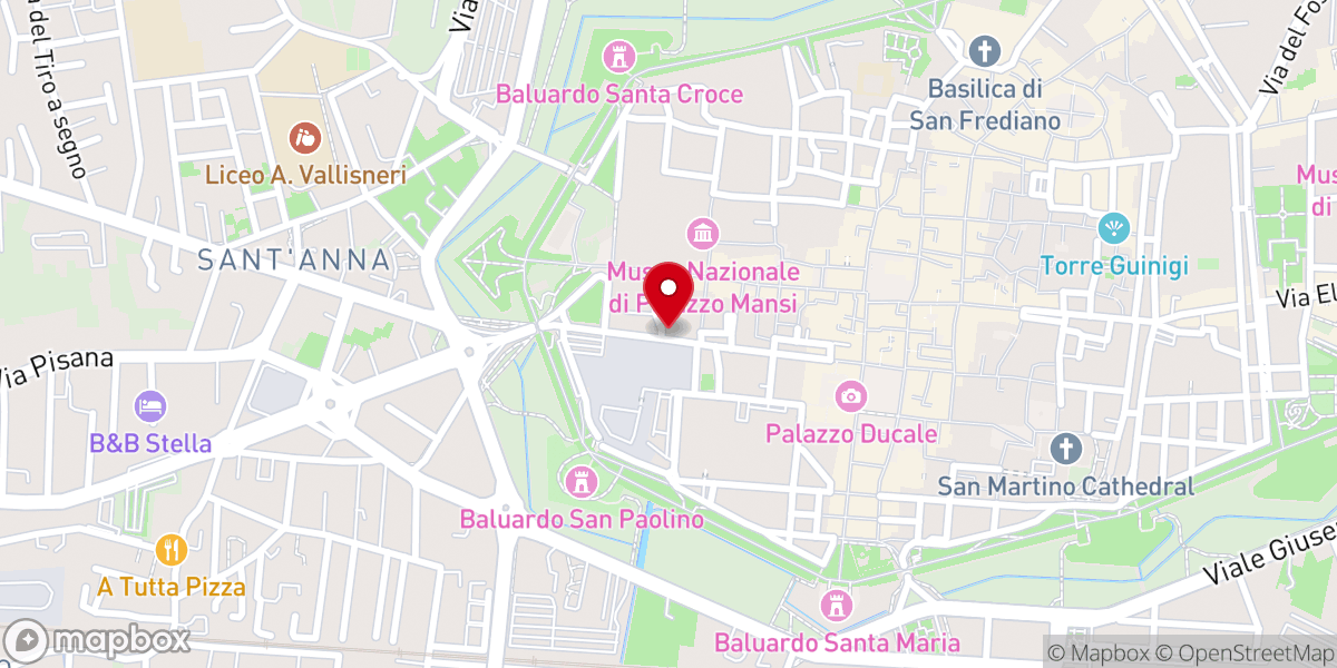 Map showing location of Chiesa di Santa Caterina