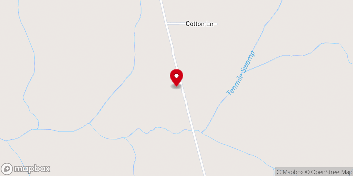 Map showing location of New Freedom FWB Church