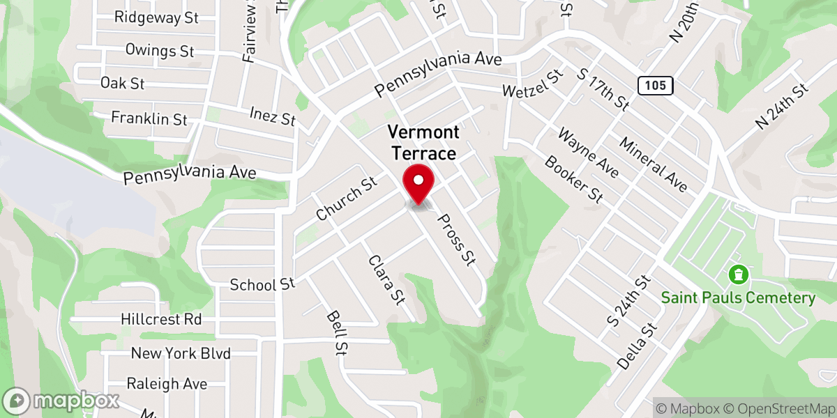 Map showing location of Impact Church