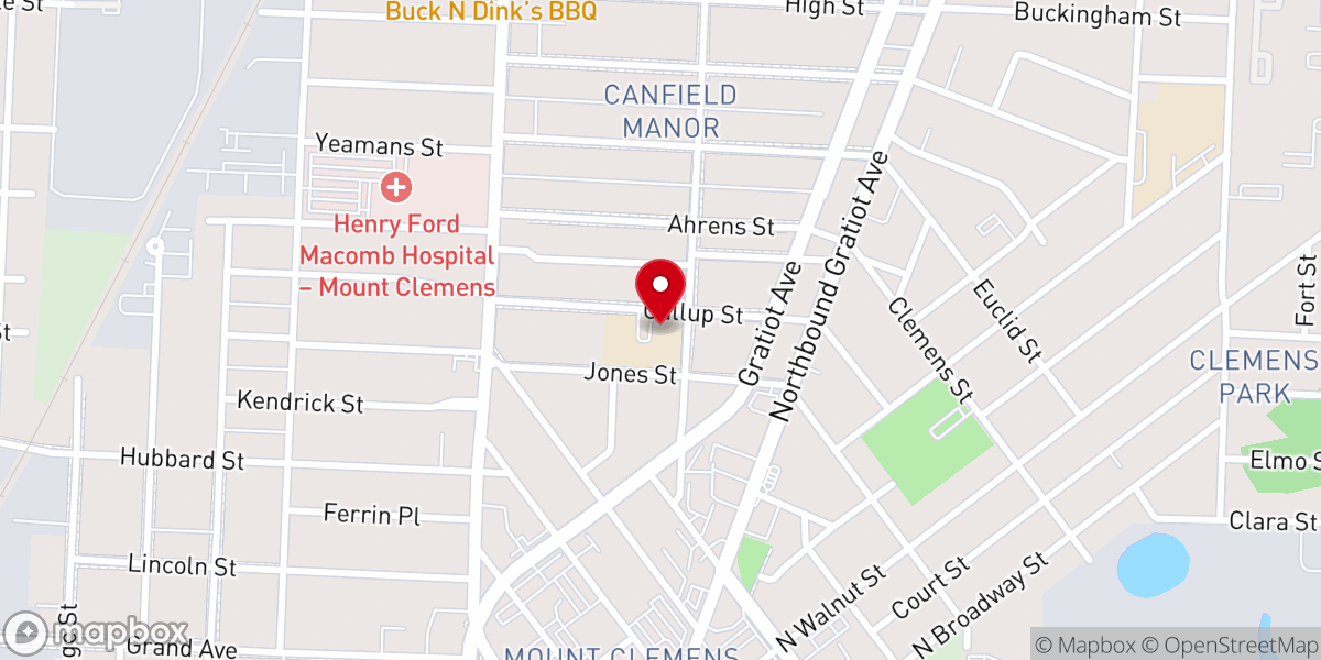 Map showing location of Covenant Christian Center International