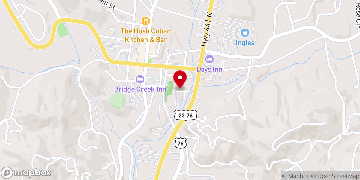 Map showing location of Food Bank of NE Georgia