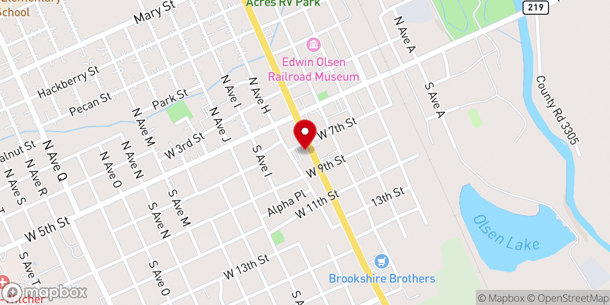 Map showing location of Clifton Church of Christ
