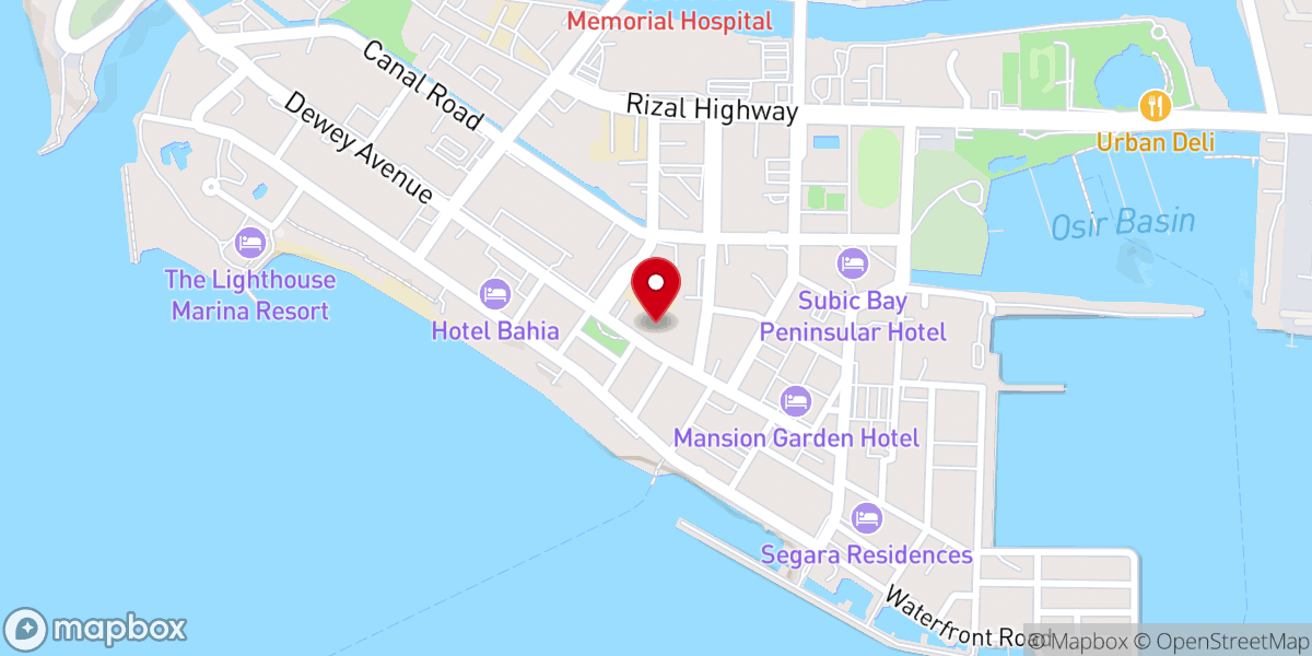 Map showing location of San Roque Chapel