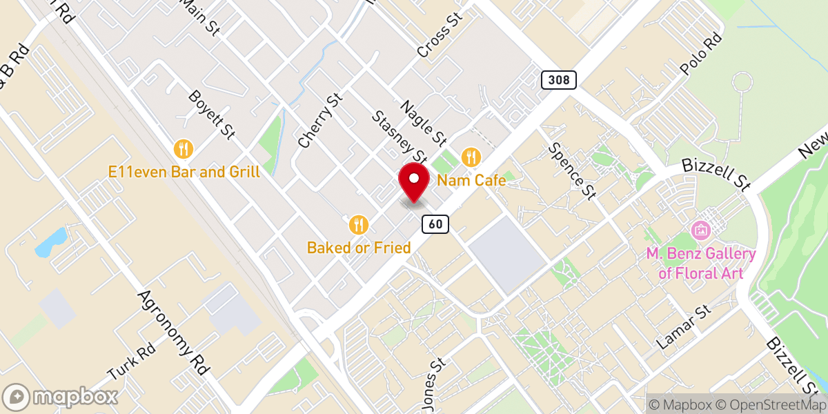 Map showing location of The West District of the United Methodist Church