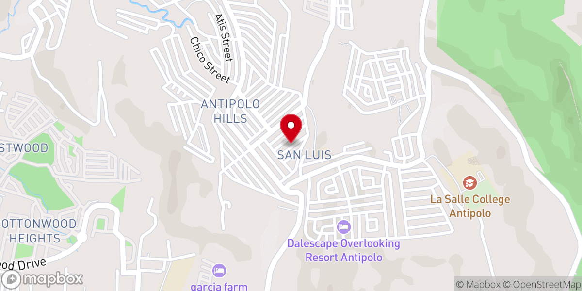 Map showing location of Antipolo Hills Seventh-Day Adventist Church