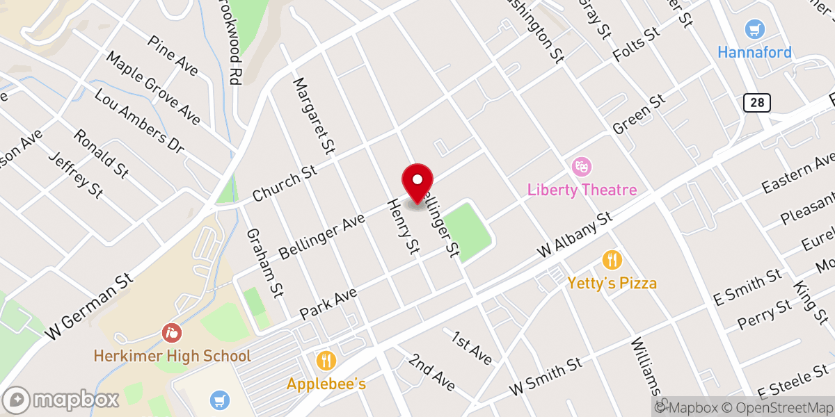 Map showing location of Saint Francis De Sales Catholic Church