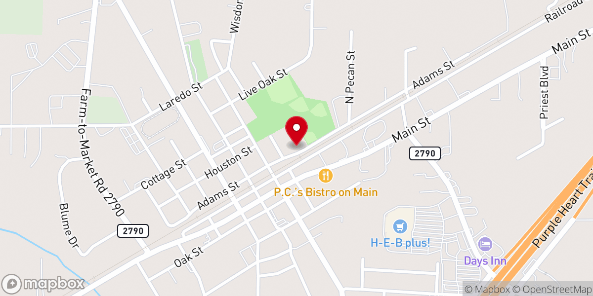 Map showing location of APOSTOLIC WORSHIP CENTER