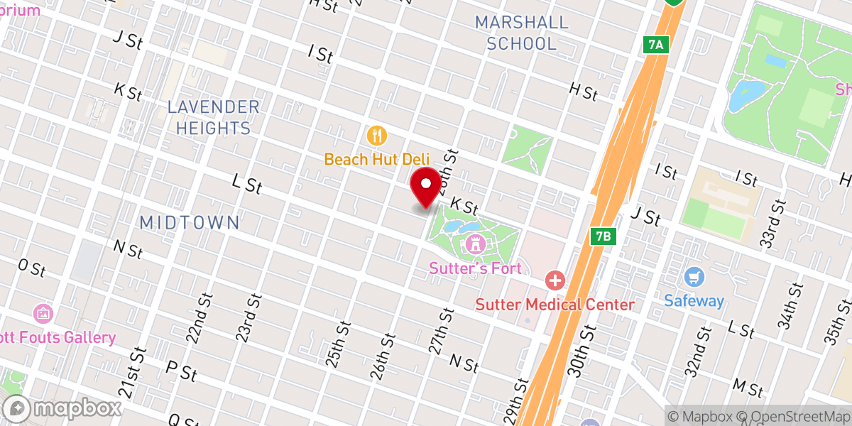 Map showing location of St. Francis of Assisi Catholic Church