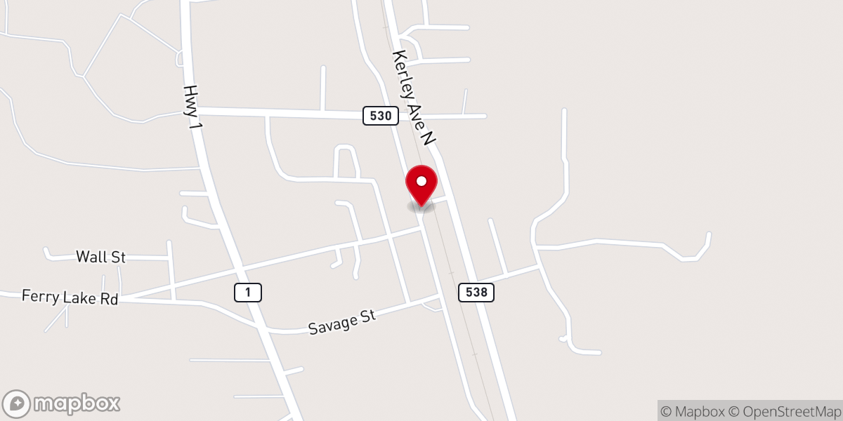 Map showing location of Oil City