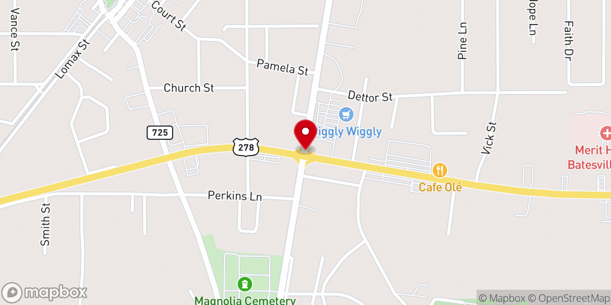 Map showing location of Cross Ministry Inc