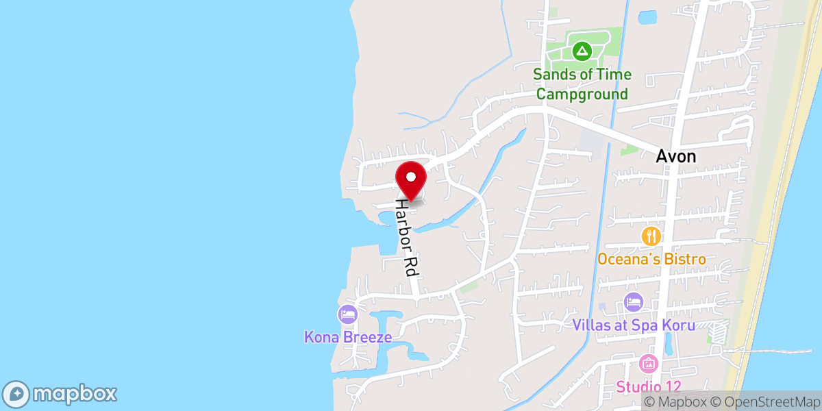 Map showing location of Avon Worship Center