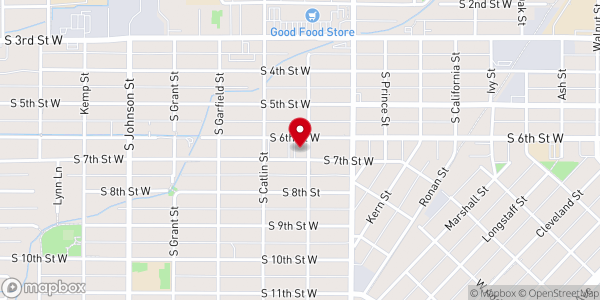 Map showing location of Explore Church