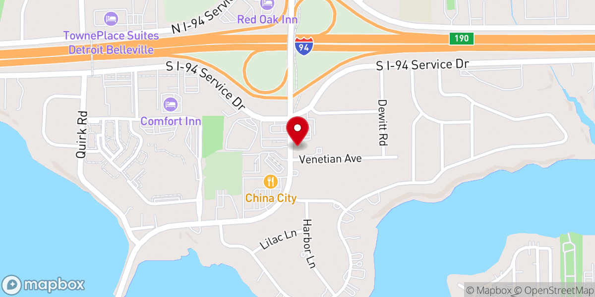 Map showing location of Trinity Episcopal Church