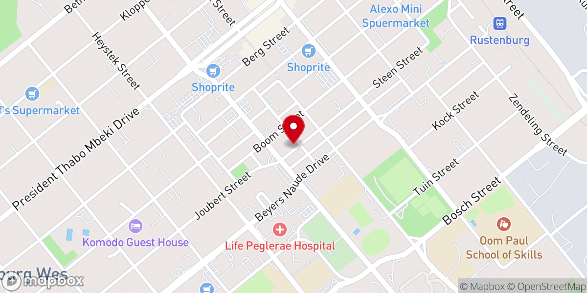 Map showing location of The United Methodist Church
