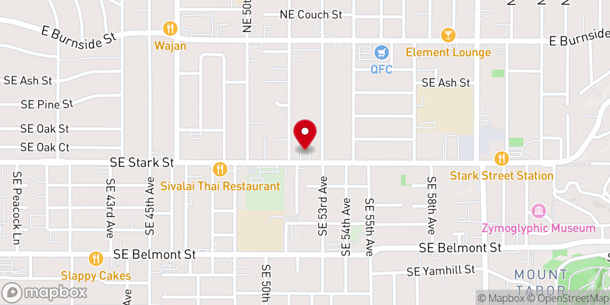 Map showing location of Agape Bible Church