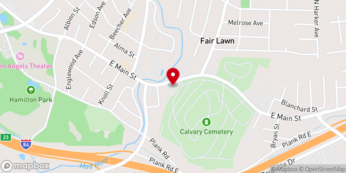Map showing location of ADNJ Waterbury