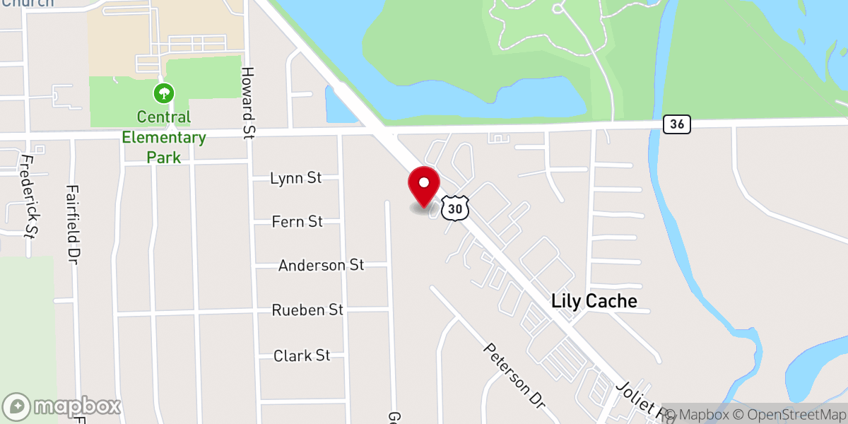 Map showing location of True Deliverance Apostolic Ministries