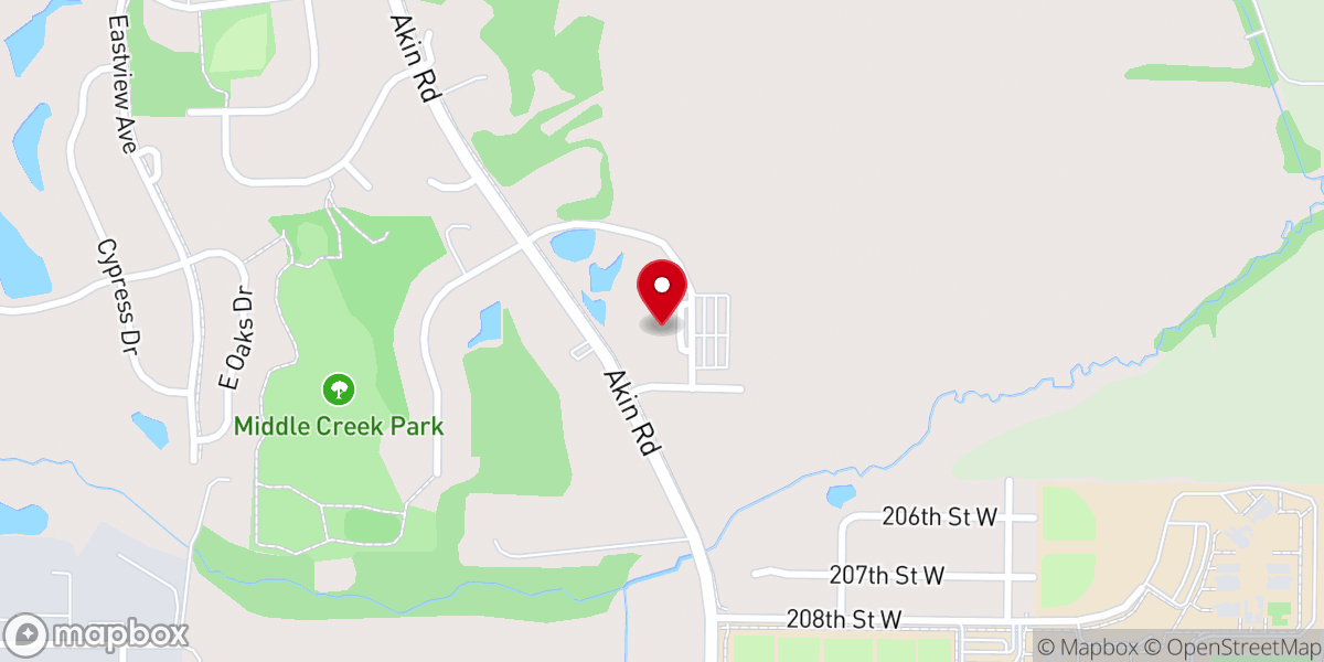 Map showing location of Farmington Lutheran Church