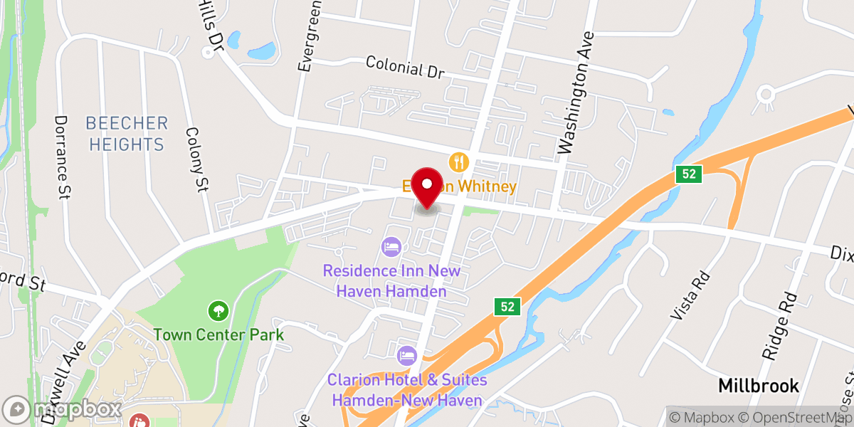 Map showing location of Grace and Saint Peters Episcopal Church