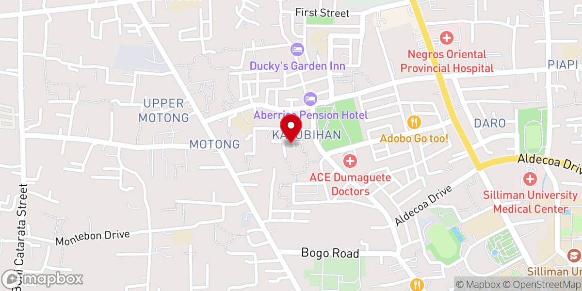Map showing location of Philippine Life Word Mission - Dumaguete Church