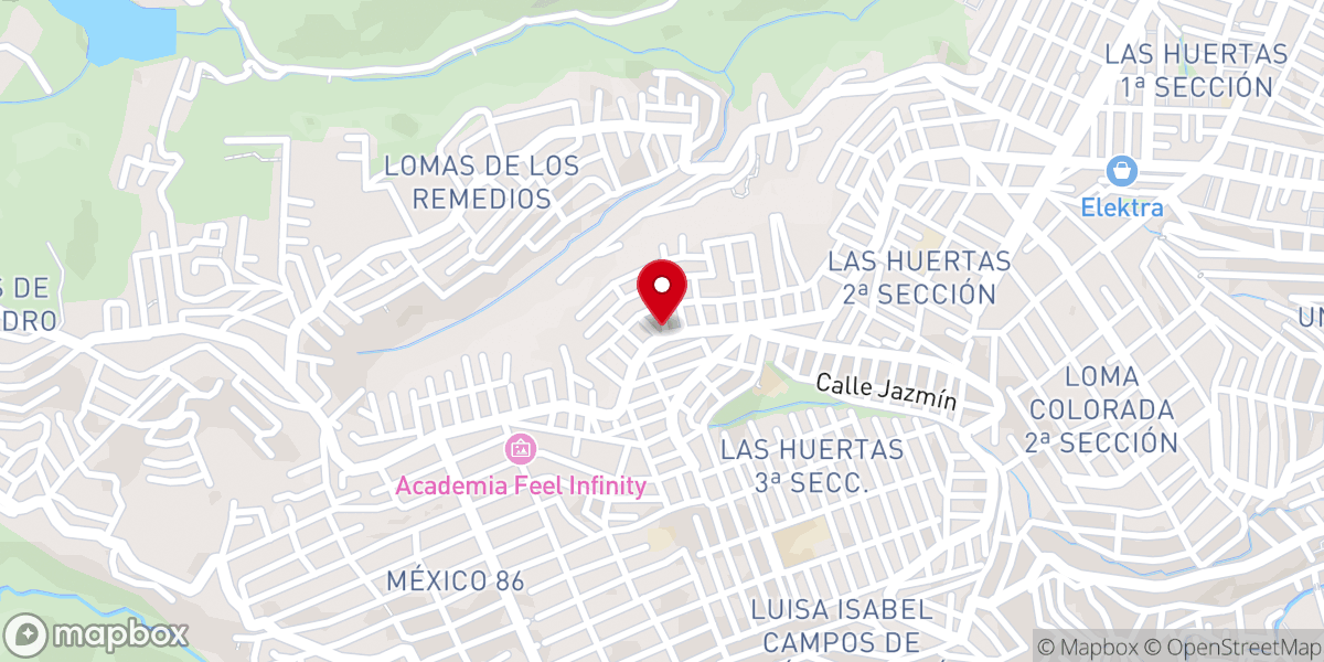 Map showing location of Peniel aliento de vida (Iglesia cristiana)