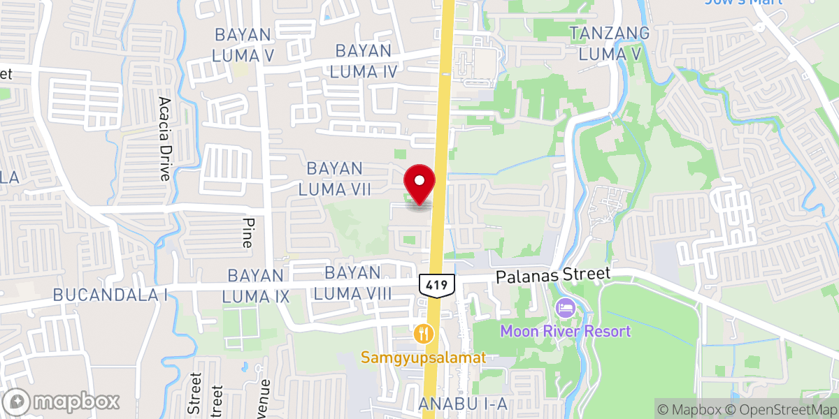 Map showing location of Victory Imus