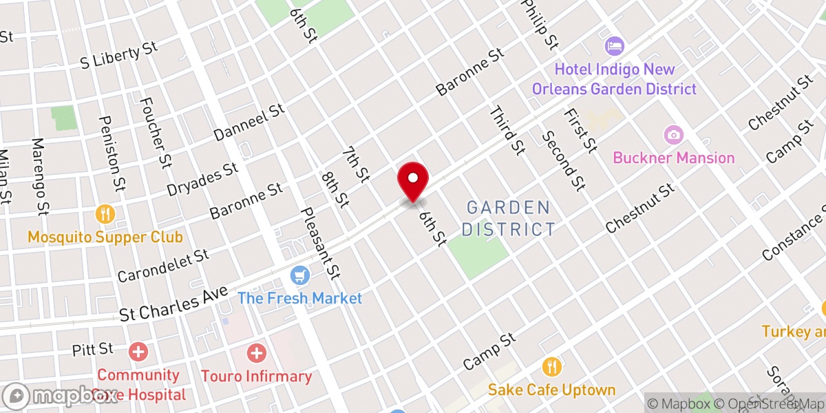 Map showing location of Arcadia
