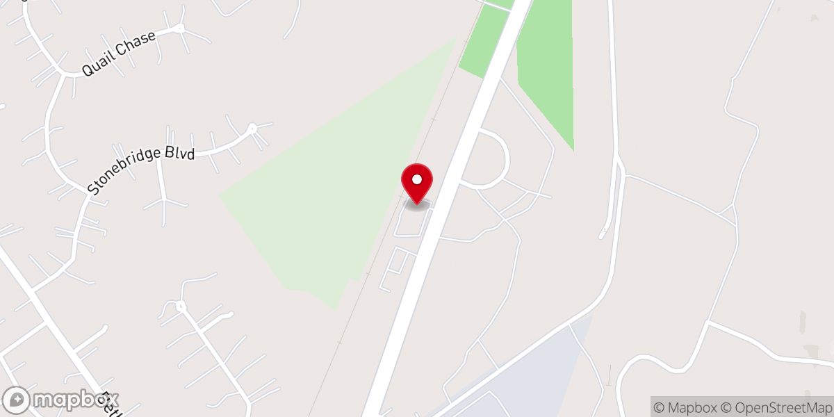 Map showing location of Charlestown Independent Church