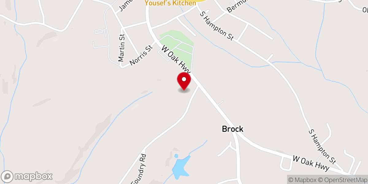 Map showing location of St. Matthew Baptist Church