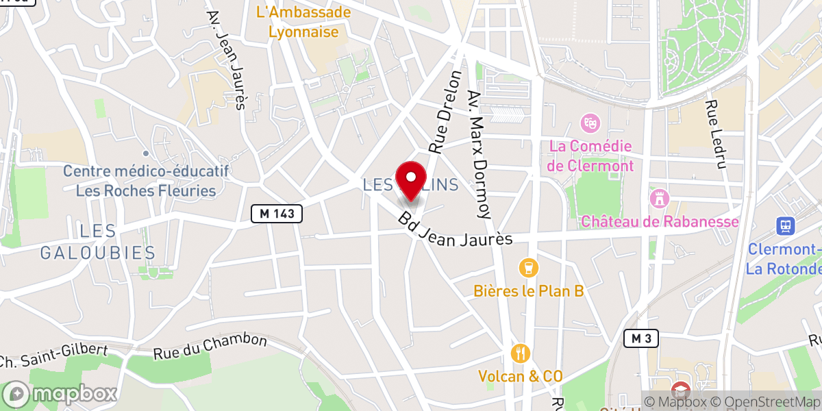 Map showing location of Paroisse Saint-Thomas à Clermont
