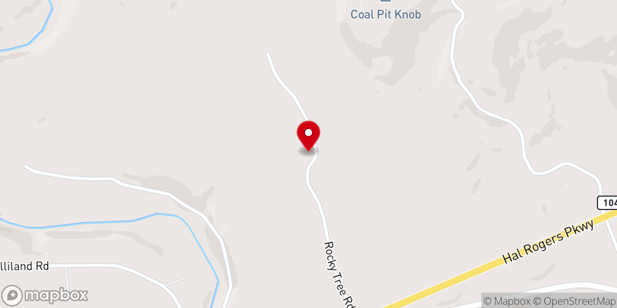 Map showing location of The Church of God, Somerset, KY